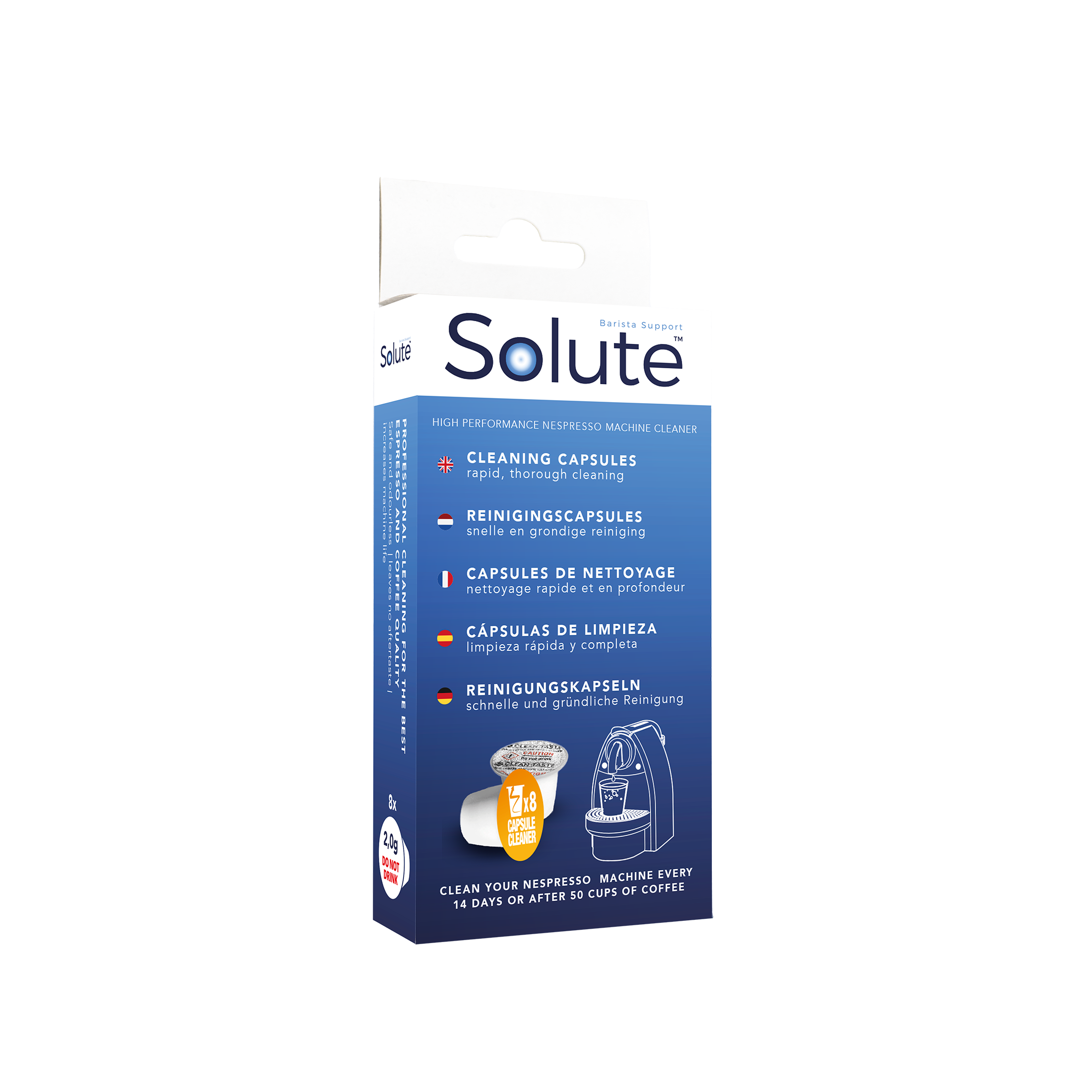 Solute cleaning capsules Nespresso 2x 2,0g Sample